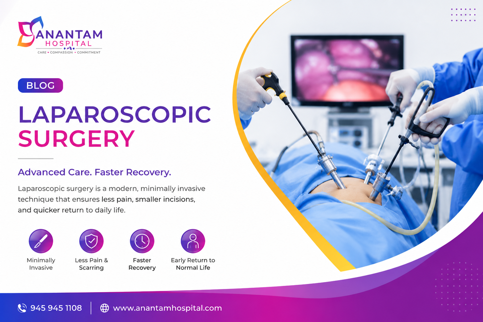 Laparoscopic Surgery Services at Anantam Hospital