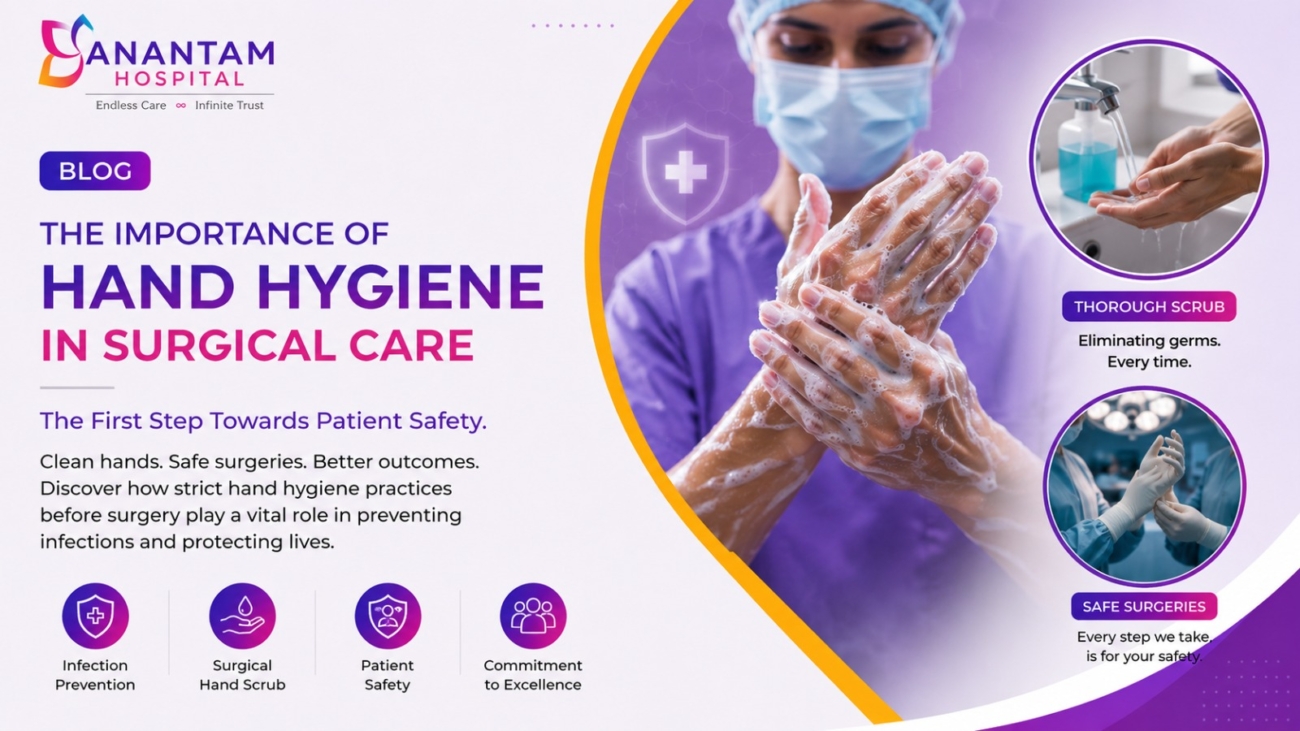 Healthcare professional performing surgical hand hygiene before surgery.