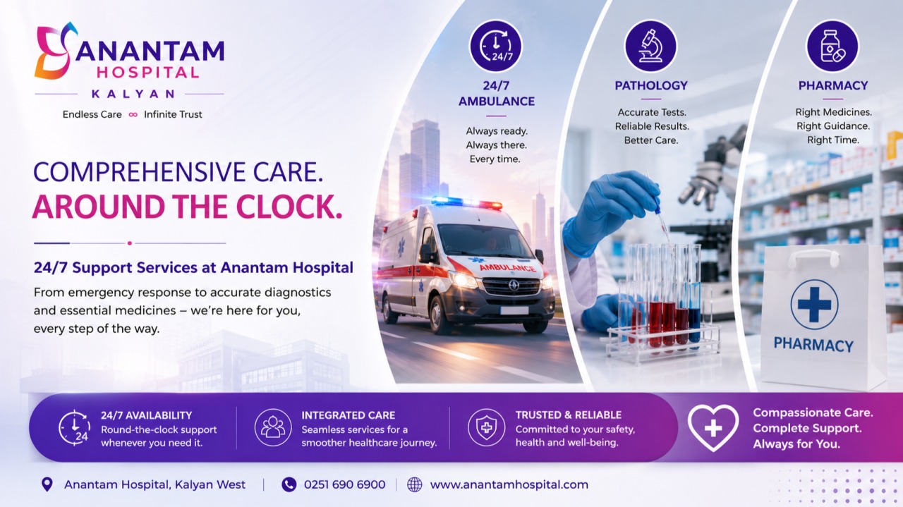 Comprehensive Healthcare Support at Anantam Hospital: 24/7 Ambulance, Pathology & Pharmacy Services