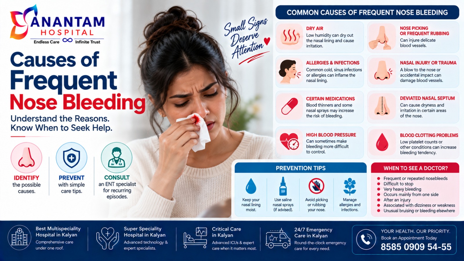 frequent nose bleeding