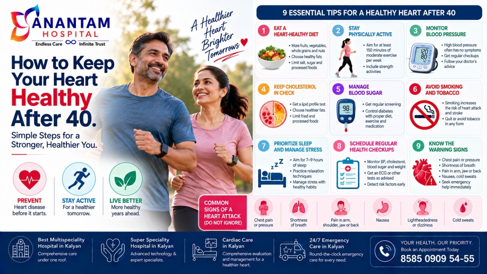 Heart health tips for adults over 40 for better cardiovascular health