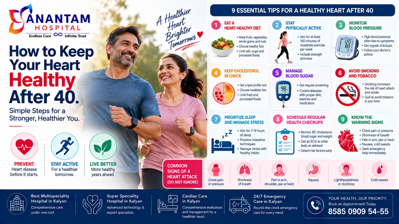 Heart health tips for adults over 40 for better cardiovascular health